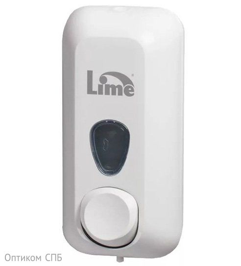 Диспенсер Lime Satin для мыла-пены 0,5 л, наливной, серый пластик, 220х130х100 мм