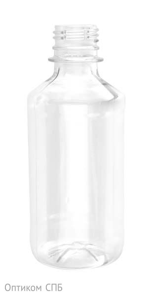 Бутылка ПЭТ без крышки Эконом 250 мл, узкое горло 28 мм, прозрачная, 190 штук