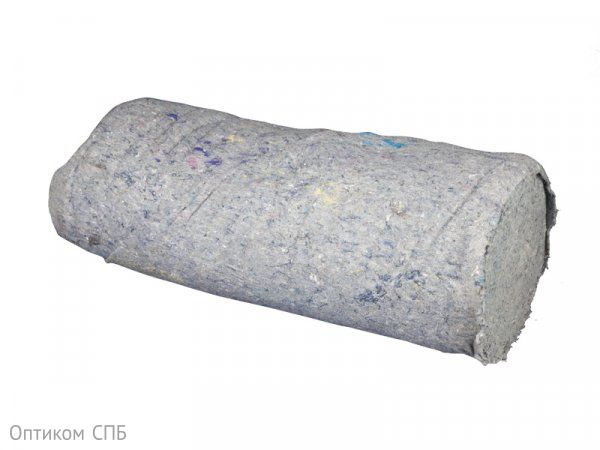 Ткань для пола нетканая (холстопрошивное полотно серое), плотность 200 г/м2, ширина 80 см, 50 м в рулоне