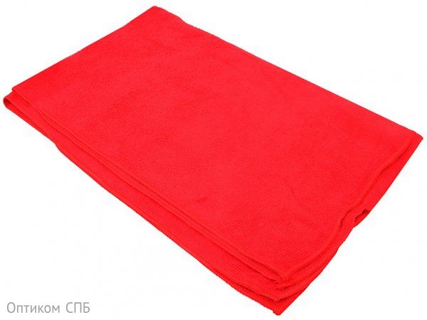 Салфетка для пола из микрофибры Optiline 50х80 см, 220 г/м2, красная