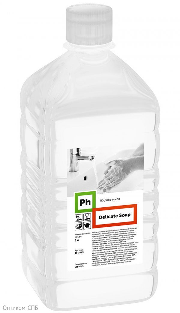 Ph Delicate Soap Мыло для рук, 1 литр, 6 штук