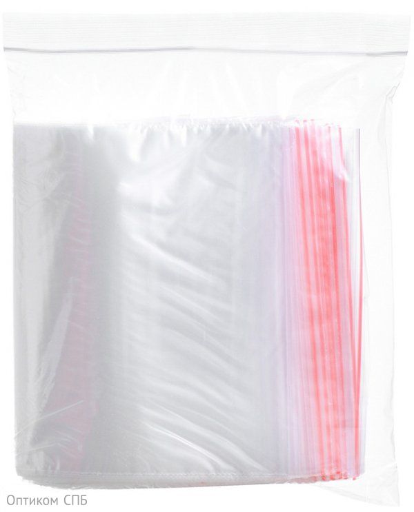 Пакет ПВД с замком Zip Lock Optiline, 150х200 мм, 100 штук в упаковке