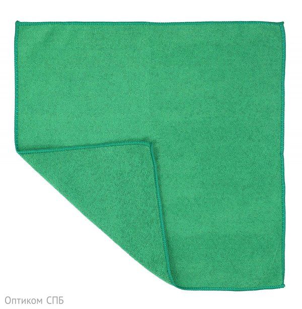 Салфетка из микрофибры 30х30 см, 180 г/м2, зеленая, 5 штук