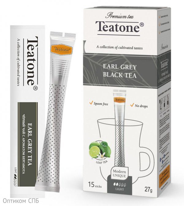 Чай черный Аромат бергамота, Teatone, 15 штук по 1,8 грамм - фото №1