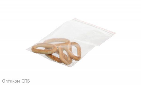 Пакет ПВД с замком Zip Lock Optiline, 150х220 мм, 100 штук