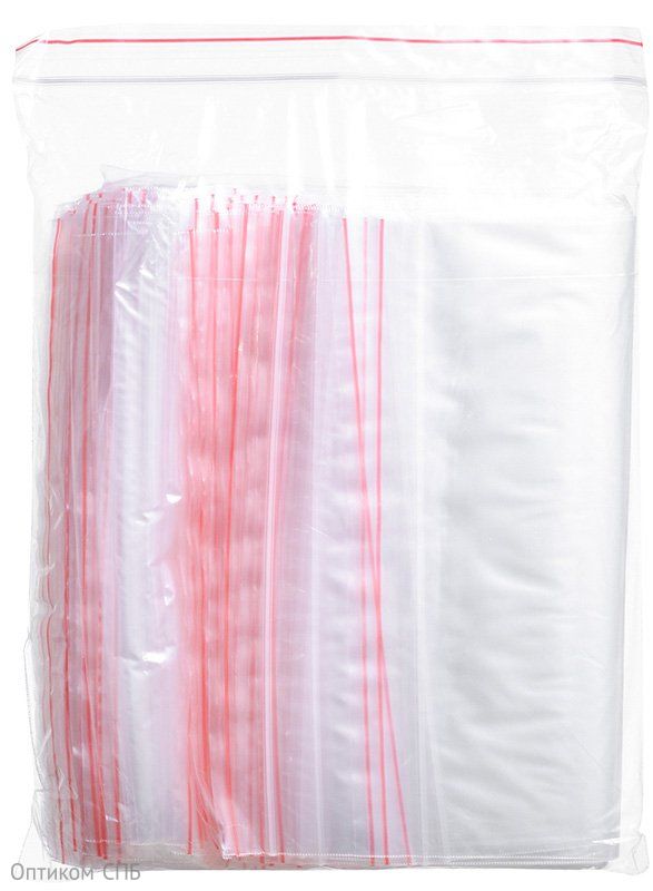 Пакет ПВД с замком Zip Lock Optiline, 200х250 мм, 100 штук в упаковке