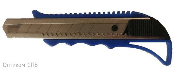 Нож канцелярский 18 мм Workmate, металлические направляющие, фиксатор, 20 штук