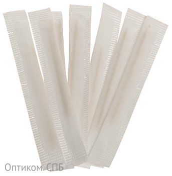 Зубочистки Optiline, деревянные, в индивидуальной бумажной упаковке, 1000 штук