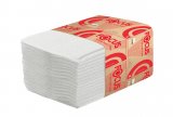 Туалетная бумага Focus V-fold, 250 листов, 2-слойная, листовая, белая, 10,8х23 см, 30 упаковок в коробе