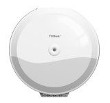 Диспенсер для туалетной бумаги в рулонах c центральной вытяжкой Tellus SmartChoice выполнен из прочного пластика белого цвета, устойчив к  внешним воздействиям. Центральная вытяжка и полистовой отбор обеспечивают максимальную гигиеничность, предотвращают перекрестное загрязнение рук. Поштучная подача бумаги помогает сократить нецелевой расход материалов, снижает затраты, оптимизирует рабочее время технического персонала и клининга, одного рулона хватает на долгий срок. Корпус оснащен прозрачной панелью для контроля наличия бумаги. Диспенсер совместим с рулонной туалетной бумагой с центральной вытяжкой. Стильный дизайн сочетается с любым интерьером. Диспенсер подходит для туалетных комнат с высокой проходимостью. Широко используется в медицинских центрах, офисах, торговых комплексах и ресторанах.

