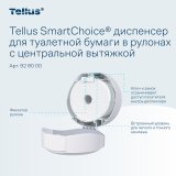 Диспенсер для туалетной бумаги в рулонах c центральной вытяжкой Tellus SmartChoice выполнен из прочного пластика белого цвета, устойчив к  внешним воздействиям. Центральная вытяжка и полистовой отбор обеспечивают максимальную гигиеничность, предотвращают перекрестное загрязнение рук. Поштучная подача бумаги помогает сократить нецелевой расход материалов, снижает затраты, оптимизирует рабочее время технического персонала и клининга, одного рулона хватает на долгий срок. Корпус оснащен прозрачной панелью для контроля наличия бумаги. Диспенсер совместим с рулонной туалетной бумагой с центральной вытяжкой. Стильный дизайн сочетается с любым интерьером. Диспенсер подходит для туалетных комнат с высокой проходимостью. Широко используется в медицинских центрах, офисах, торговых комплексах и ресторанах.

