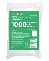Перчатки полиэтиленовые одноразовые Optiline предназначены для непродолжительного использования. Изготовлены из полиэтилена низкого давления. Гипоаллергенны, могут контактировать с продуктами питания. Не имеют разделения на левую и правую руку. Неплотно облегают руку. Прозрачные. Размер L. В упаковке 2000 штук.