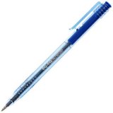 Ручка шариковая автоматическая синяя, толщина линии 0.5 мм *12