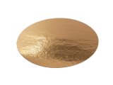 Подложка золотая круглая, диаметр 180 мм, 1-сторонняя, 100 штук в коробке