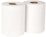 Полотенца бумажные с центральной вытяжкой Veiro Professional Comfort KP208, 2-слойные, белые, 100 метров, 6 рулонов в упаковке