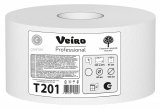 Туалетная бумага Veiro Professional Comfort T201, 1-слойная, 200 метров, белая, 12 рулонов в упаковке