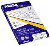 Этикетки самоклеящиеся ProMega Label basic 105x70 мм, A4, 8 штук на листе, белые, 100 листов в упаковке
