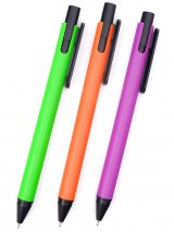 Ручка шариковая автоматическая Qredo, синяя, 0,7 мм, масляные чернила, цвет корпуса в ассортименте