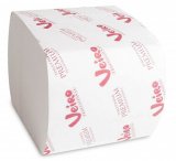 Туалетная бумага листовая Veiro Professional Premium, 2-слойная, белая, 250 листов, 30 пачек в упаковке