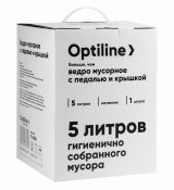 Ведро для мусора Optiline предназначено для сбора и утилизации бытовых отходов в офисах, общественных помещениях, ванных комнатах и в домашних условиях. Выполнено из высококачественной нержавеющей стали с глянцевой поверхностью, устойчиво к воздействию влаги и моющих средств, подходит для использования в помещениях с повышенными требованиями к гигиене. Глянцевая поверхность легко очищается влажной тканью, сохраняя первоначальный блеск и привлекательный внешний вид. Удобная педаль позволяет открывать крышку без использования рук, обеспечивает гигиеничность использования и предотвращает распространение бактерий. Плотно прилегающая крышка надежно блокирует неприятные запахи и препятствует их распространению. Механизм работает плавно и бесшумно, обеспечивает долговечность конструкции. Съемный внутренний контейнер обеспечивает удобное использование мешков для мусора. Устойчивое основание предотвращает опрокидывание и скольжение по поверхности пола. Компактные размеры позволяют разместить ведро в ограниченном пространстве. Серебристый цвет придает ведру для мусора современный и стильный внешний вид, гармонично сочетается с любым интерьером. Поставляется в картонной коробке с удобной для переноса ручкой.