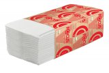 Полотенца бумажные Focus Premium V-сложения, 2-слойные, белые, 200 листов в упаковке, 23х23 см, 15 упаковок у коробке