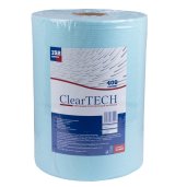 Протирочный нетканый материал ClearTECH предназначен для профессиональной уборки и очистки различных поверхностей. Выполнен из высококачественного нетканого материала плотностью 60 г/м², обеспечивает прочность и высокие впитывающие свойства. Прочная структура волокон устойчива к разрывам во влажном состоянии, не оставляет ворсинок и частиц на обрабатываемых поверхностях. Подходит для сухой и влажной уборки, совместим с различными моющими и дезинфицирующими средствами. Удобная перфорация позволяет легко отделять листы размера 30х38 см. Компактная рулонная упаковка экономит место при хранении и обеспечивает удобство использования. Материал быстро высыхает, может использоваться многократно после промывки. Состав: 55% целлюлоза, 45% ПЭТ.

Область применения: профессиональный клининг, медицинские учреждения, лаборатории, пищевые производства, автосервисы, промышленные предприятия, офисные и административные здания.
