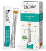 Чай зеленый с мятой Teatone, 15 штук по 1,8 грамм