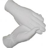 Перчатки для официантов белые, размер 22