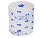 Полотенца бумажные Tork Matic Advanced, 120067, H1, 2-слойные, белые с серым тиснением, 600 листов, 6 рулонов в упаковке