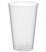 Стакан Bubble Cup 500 мл, диаметр 99 мм, прозрачный, глянцевый полипропилен, 512 штук