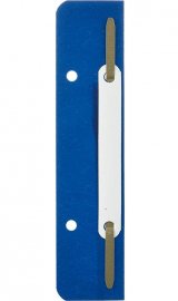 Механизм для скоросшивателя полоска металлический, 160x35 мм, синий, 50 штук