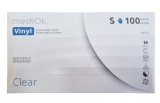Перчатки виниловые неопудренные MediOk, размер S, прозрачные, 100 штук