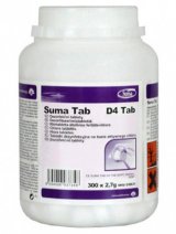 Хлорные таблетки для мытья различных поверхностей Suma Tab D4 tab, 300 штук в упаковке, 4 упаковки в коробке
