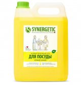 Синергетик средство для мытья посуды антибактериальное Лимон, 5 литров