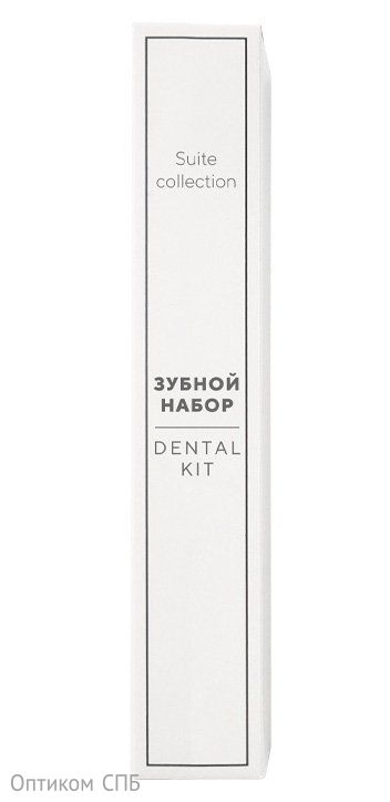 Зубной набор "Suite collection" Optiline включает в себя зубную щетку 15 см и пасту в тубе весом 4 г. Щетка оснащена щетиной средней жесткости, обеспечит качественное очищение зубов. Стильный и лаконичный дизайн зубной щетки выполнен в белом цвете. Состав зубной пасты подобран для бережного и эффективного ухода за полостью рта и свежести дыхания. Зубной набор поставляется в картонной упаковке. Нейтральный дизайн упаковки гармонично впишется в любой интерьер номера.