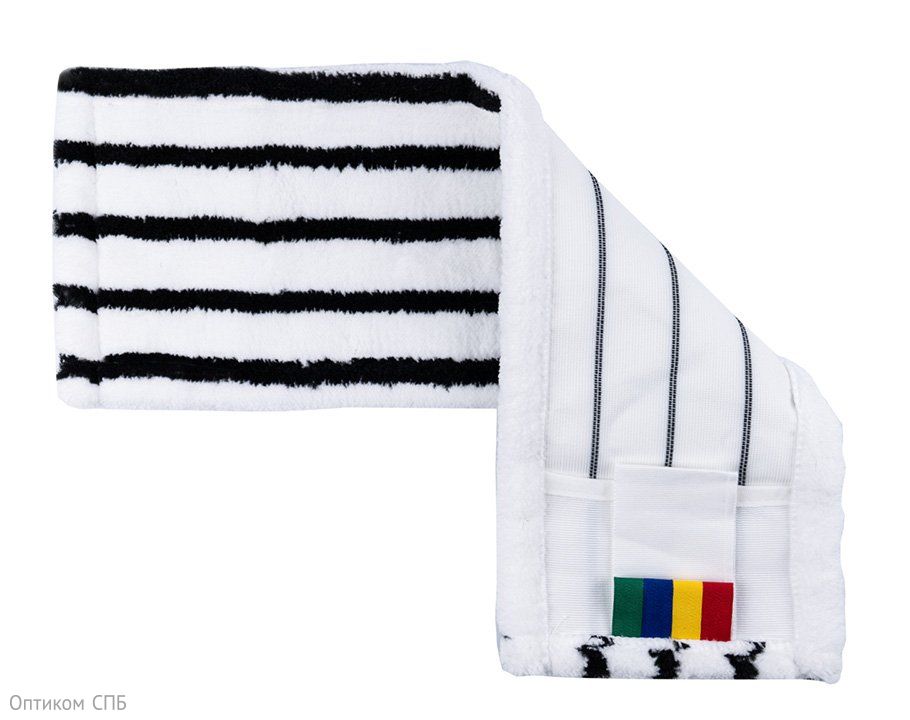 МОП плоский текстильный Optiline используется для ежедневной влажной и сухой уборки различных поверхностей. Выполнен из высококачественной микрофибры с жесткими абразивными полосками, оттирает и моет различные загрязнения на гладких и рельефных поверхностях, не оставляет царапин и разводов, эффективен при уборке методом "восьмерка" на открытых пространствах. Волокна микрофибры обеспечивают глубокое проникновение в микропоры поверхности и качественную очистку. Антистатические свойства материала препятствуют повторному оседанию пыли на очищенную поверхность. Плоская конструкция МОПа позволяет легко проникать в труднодоступные места и между предметами. Размер 50х13 см подходит для уборки больших площадей и локальных загрязнений. Универсальное крепление типа "карман/ушки" обеспечивает надежную фиксацию МОПа на держателе, исключает соскальзывание во время работы. Цветовая кодировка позволяет разделить зоны уборки, исключает возможность перекрестного загрязнения. МОП сохраняет свои рабочие характеристики после многочисленных стирок, быстро сохнет, не деформируется, устойчив к воздействию моющих средств.

Область применения: офисные и административные здания, медицинские и образовательные учреждения, предприятия общественного питания, гостиницы, торговые центры, жилые помещения.