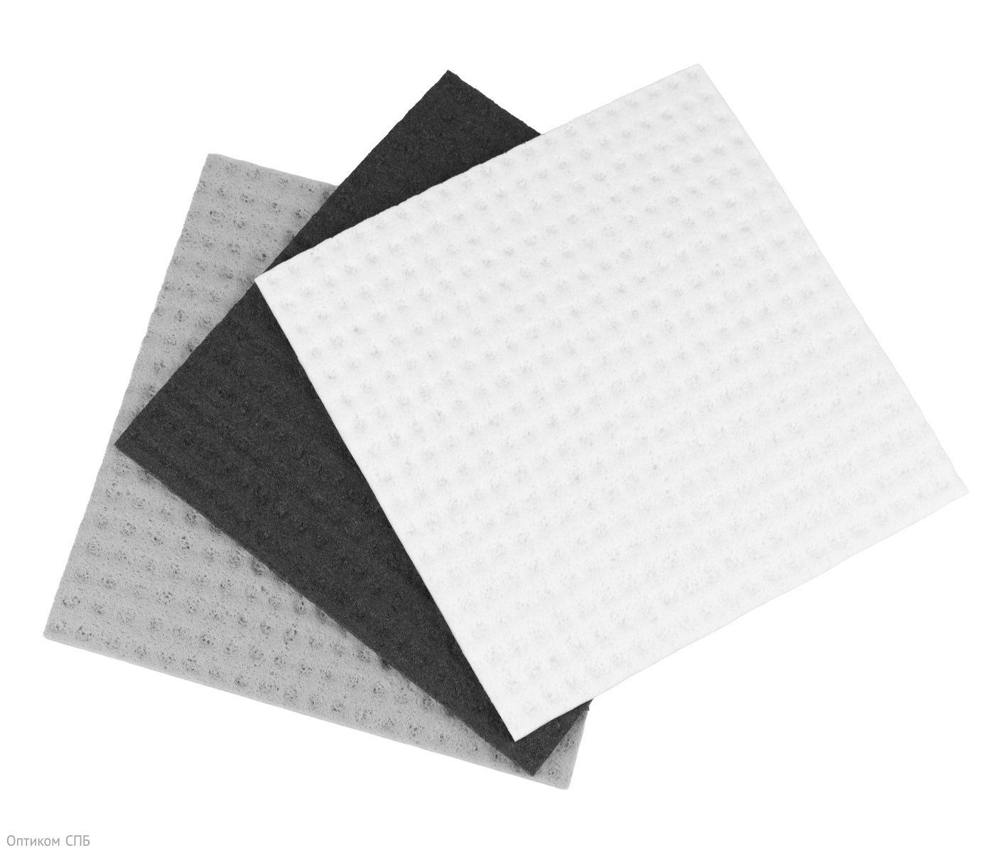 Салфетка губчатая Optiline предназначена для эффективной влажной уборки различных поверхностей. Изготовлена из высококачественного губчатого материала (регенерированной целлюлозы и хлопка), обеспечивает отличное впитывание влаги и удаление загрязнений. Универсальная салфетка подходит для очистки кухонных поверхностей, столешниц, бытовой техники, мебели и других гладких покрытий. Мягкая структура материала деликатно воздействует на поверхности, не оставляет следов и повреждений. Губчатая текстура эффективно собирает пыль, грязь и жидкости, обеспечивая качественную уборку. Салфетка легко отжимается и быстро высыхает после использования. Компактный размер 15х15 см делает ее удобной для работы в труднодоступных местах и детальной очистки небольших поверхностей. Прочный материал выдерживает многократные стирки, сохраняя свои рабочие свойства. В упаковке 10 штук. Цвет: белый, серый, черный.