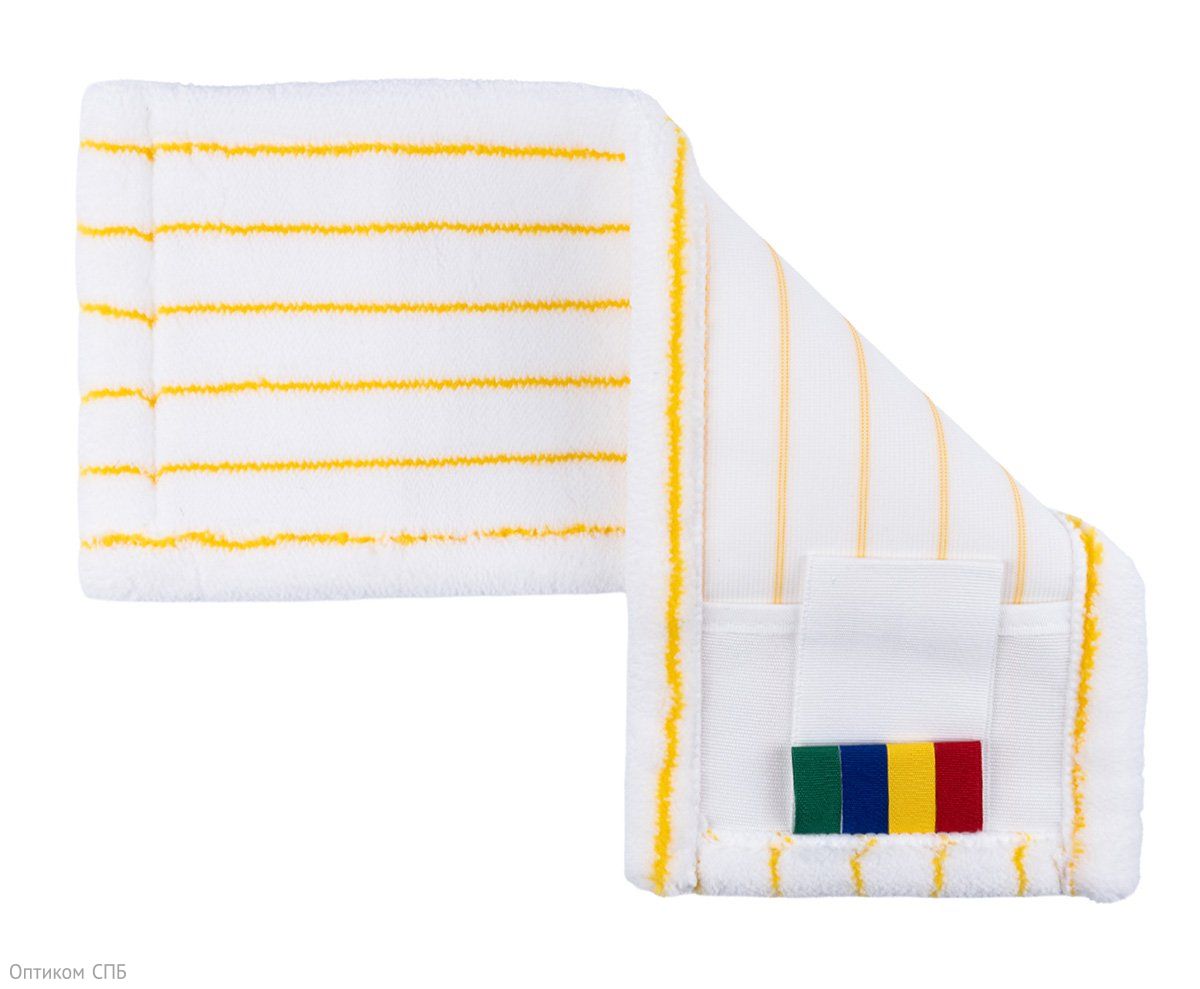 МОП плоский текстильный Optiline предназначен для ежедневной влажной и сухой уборки различных поверхностей. Выполнен из высококачественной микрофибры, эффективно удаляет пыль и различные загрязнения, не оставляет царапин и разводов. Волокна микрофибры обеспечивают глубокое проникновение в микропоры поверхности и качественную очистку. Антистатические свойства материала препятствуют повторному оседанию пыли на очищенную поверхность. Плоская конструкция МОПа позволяет легко проникать в труднодоступные места и между предметами. Размер 40х13 см подходит для уборки небольших площадей и локальных загрязнений. Универсальное крепление карман/ушки обеспечивает надежную фиксацию МОПа на держателе, исключает соскальзывание во время работы. Имеет цветовую кодировку для разделения зон уборки, исключает возможность перекрестного загрязнения. МОП сохраняет свои рабочие характеристики после многочисленных стирок, быстро сохнет, не деформируется, устойчив к воздействию моющих средств.

Область применения: офисные и административные здания, медицинские и образовательные учреждения, предприятия общественного питания, гостиницы, торговые центры, жилые помещения.
