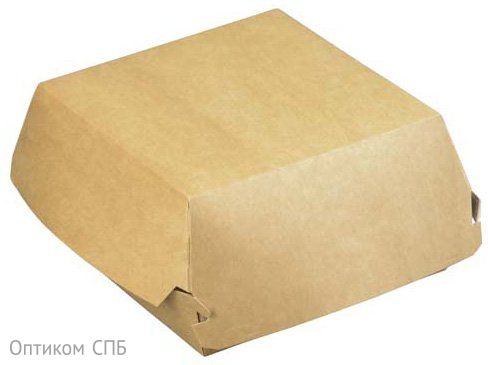 Коробка для гамбургера выполнена из крафтового картона. Предназначена для фасовки и доставки горячих и холодных продуктов. Размер 120х120х70 мм. Устойчива к воздействию масел и жиров, повышенной влажности. Надежно защищает содержимое от механической деформации и загрязнения. Имеет замок для прочной фиксации крышки. В упаковке 400 штук.