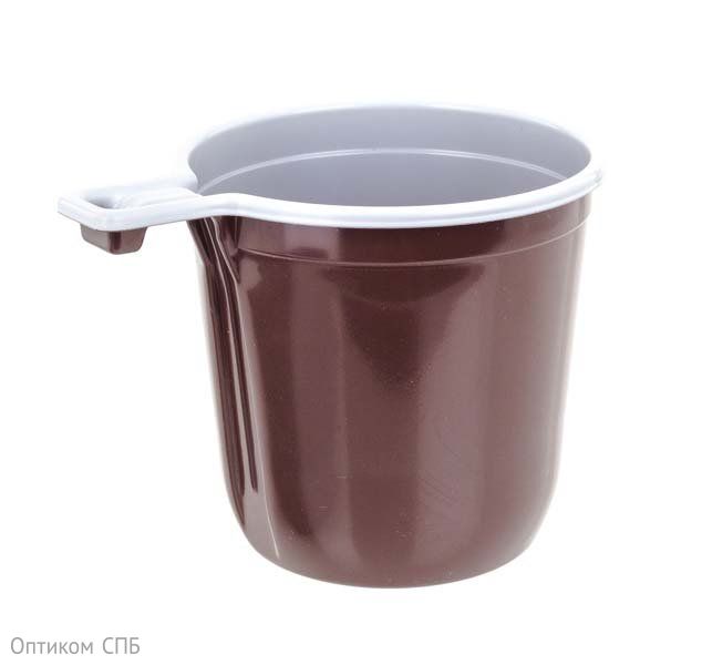 Одноразовая чашка для кофе и чая, двухцветная: коричневая с белым, имеет гладкие стенки. Ручка делает использование более комфортным, не позволяя обжечься. Полипропилен, из которого изготовлена чашка, выдерживает высокие и низкие температуры. Объем — 200 мл. В упаковке 50 штук, в коробе 1250 штук.