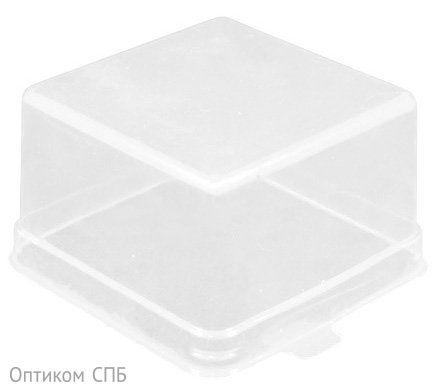 Крышка для контейнера для пирожного/кекса КРТ-51, 85х85х51 мм, ПЭТ, 1080 штук (контейнер 17-3677)