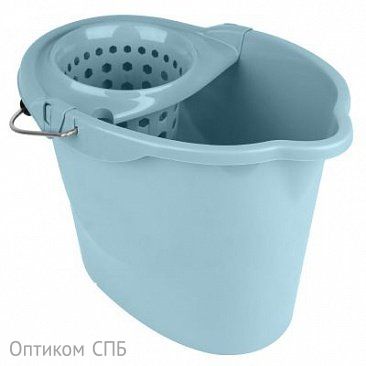 Ведро Svip «Ориджинал» (Свип)  –  изделие для влажной уборки, с применением специальной насадки. Изделие изготовлено из прочного долговечного пластика. Емкость ведра 12 литров. Ведро оснащено глубокой сеткой для отжимания  большой МОП швабры. Удобная форма и эргономичная металлическая ручка с удобной пластиковой рукояткой, обеспечат комфорт применения.  В верхней части ведра находится удобный выступ для выливания воды, а в нижней части отверстие прихвата. 