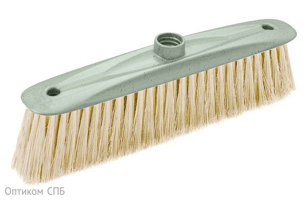 Щетка для подметания Greenland используется для сухой уборки внутренних помещений. Корпус выполнен из противоударного пластика светло-зеленого цвета. Распушенный ворс средней жесткости прекрасно собирает пыль и мелкий мусор. Щетка подходит для бережно повседневного ухода за паркетом, плиткой, ламинатом и другими поверхностями, не повреждает их. Размер 285x100х60 мм. Широкая рабочая поверхность позволяет охватывать большую площадь за один проход, значительно ускоряя процесс уборки. Поставляется без рукоятки. Широко используется в офисах, магазинах и других коммерческих помещениях.