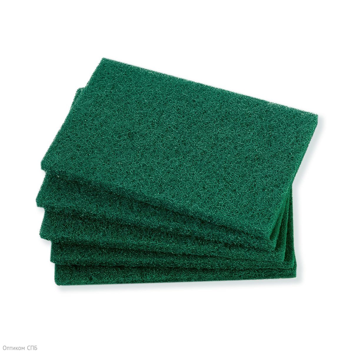Пад абразивный HACCPER NOBRUSH 100х150х9 мм, зеленый, 5 штук
