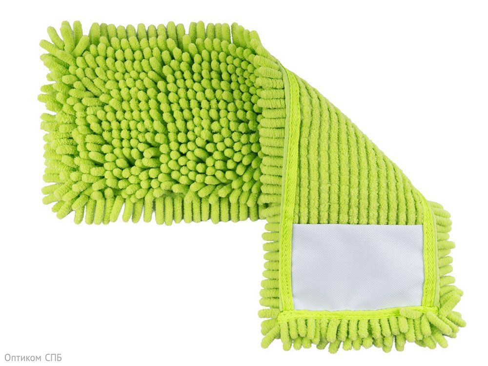 МОП плоский текстильный Optiline, 40х10 см, карман, микрофибра