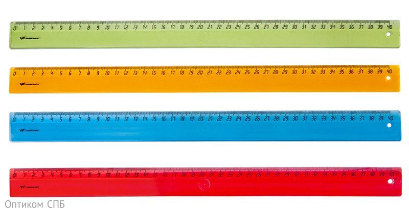 Линейка Workmate выполнена из плотного пластика. Шкала четкая, длина разметки 40 см. Имеет безопасные закругленные края. Предназначена для чертежно-измерительных работ. Яркие флуоресцентные цвета создают контраст с бумажной поверхностью. Прозрачность позволяет видеть информацию под линейкой, проводить точные замеры и линии. Поставляется в четырех цветах ассорти.
