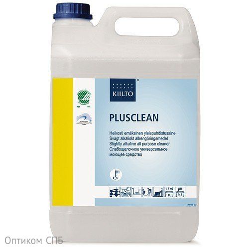 Plusclean C2 Слабощелочное универсальное моющее средство для мытья всех твердых поверхностей, 5 литров