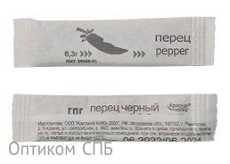 Перец черный молотый предназначен для придания блюдам изысканного вкуса и аромата. Является незаменимой приправой на кухне и в зале ресторана. Упакован в ламинированную бумагу по 0,3 грамма. Предназначен для применения в ресторанах быстрого питания, в комплексных обедах навынос, организации питания в транспорте. В коробке 1500 штук.