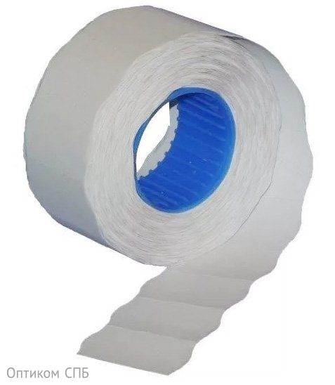 Этикет-лента использутся совместно с этикет-пистолетами. Применяется для нанесения даты, времени, стоимости и другой информации в торговых сетях, на складах и т.д. Имеет форму волны. Размер 22х12 мм. Цвет белый. Один рулон содержит 700 этикеток. В транспортной коробке 270 рулонов.