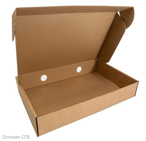 Коробка для пирога 400х300х60 мм, бурая, 50 штук